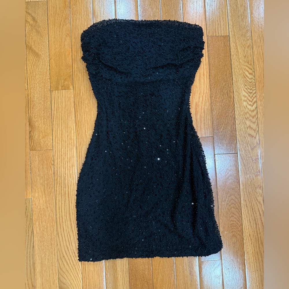 Windsor Black Strapless Dress